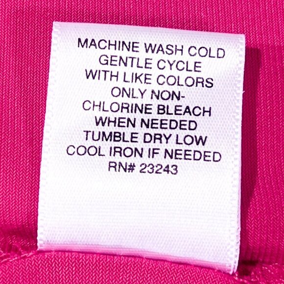 Women's New York & Company Dress | Sleeveless | Midi | Size Medium | Wrap | Pink - Picture 16 of 16